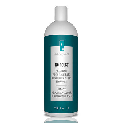 Offre spéciale - Duo shampoing 1L et revitalisant 300ml  NO ROUGE pour les brunes + 4 Élastiques Gratuits + Livraison gratuite - Luc Vincent