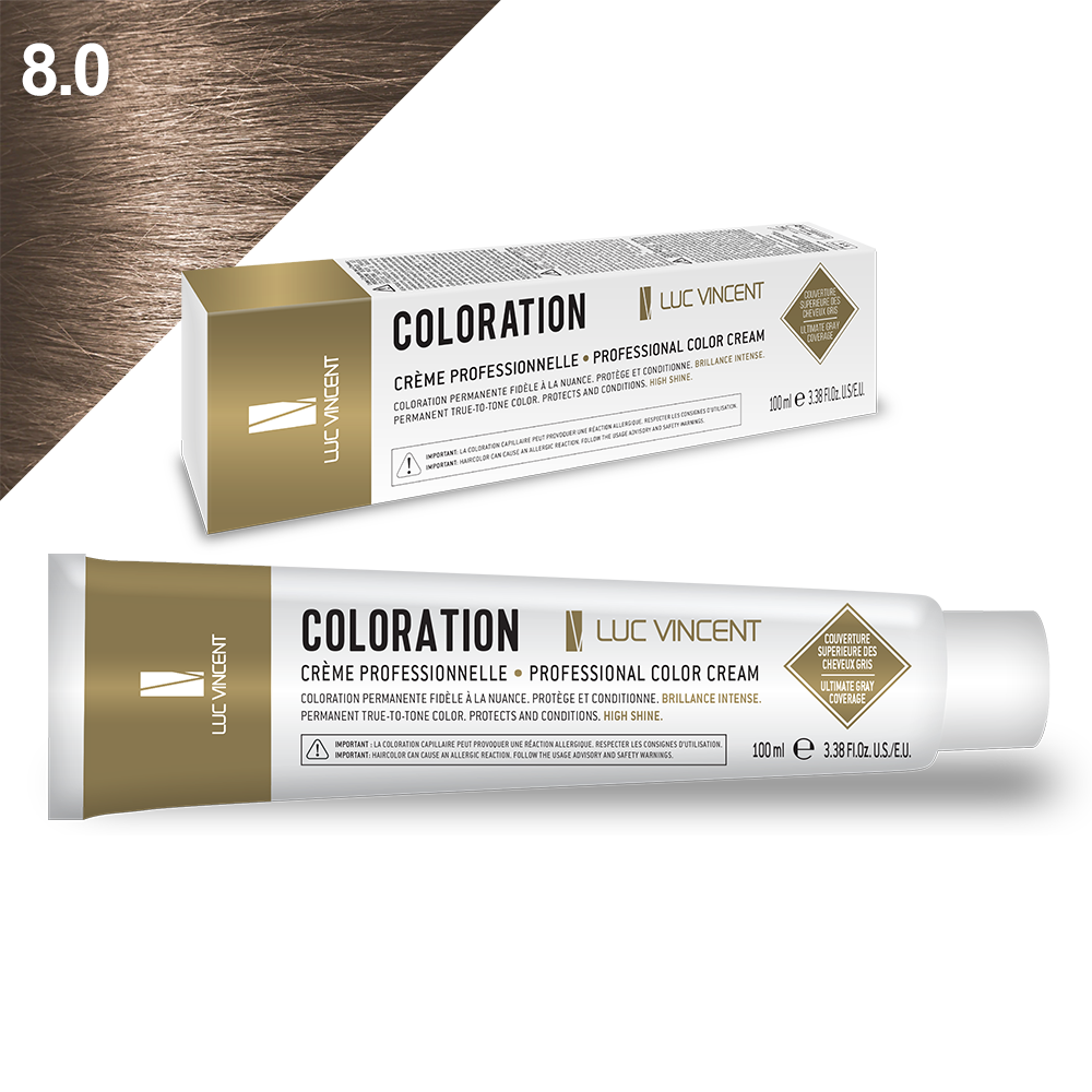 8.0 Blond clair naturel