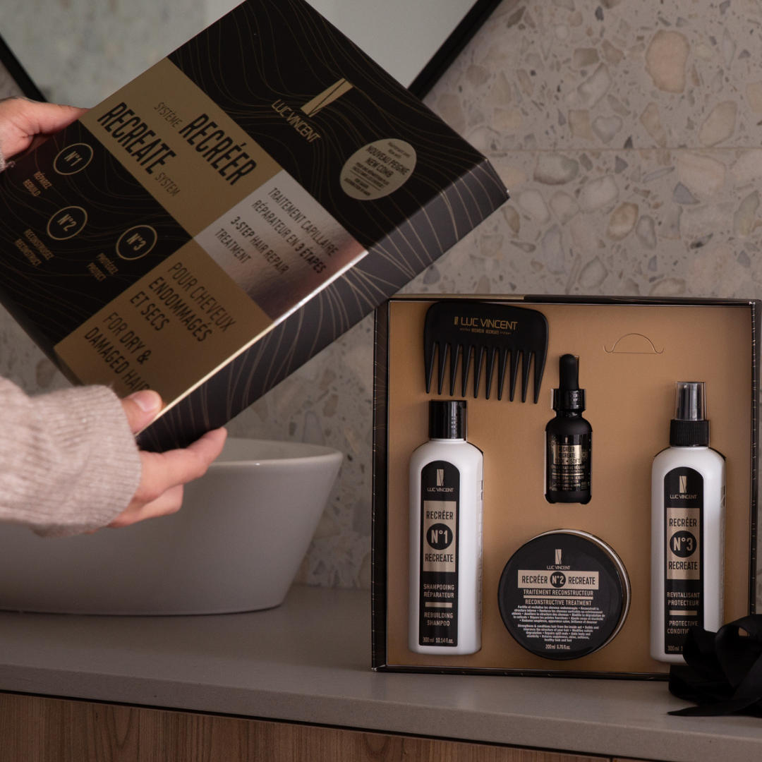 Recreate Box Set - 3-Step Repairing Hair Treatment