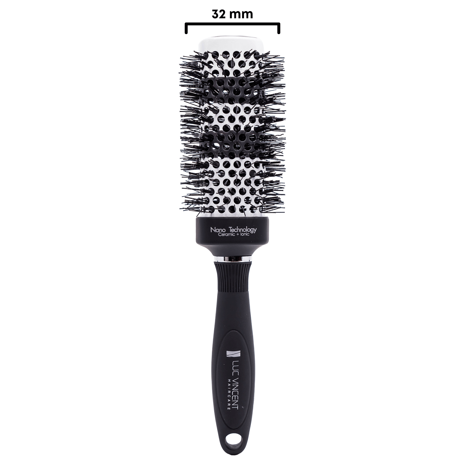 BROSSE CHEVEUX CARRÉE 32 mm: pour cheveux courts à mi-longs - Luc Vincent